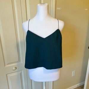 Missguided Dark Teal Strappy Top